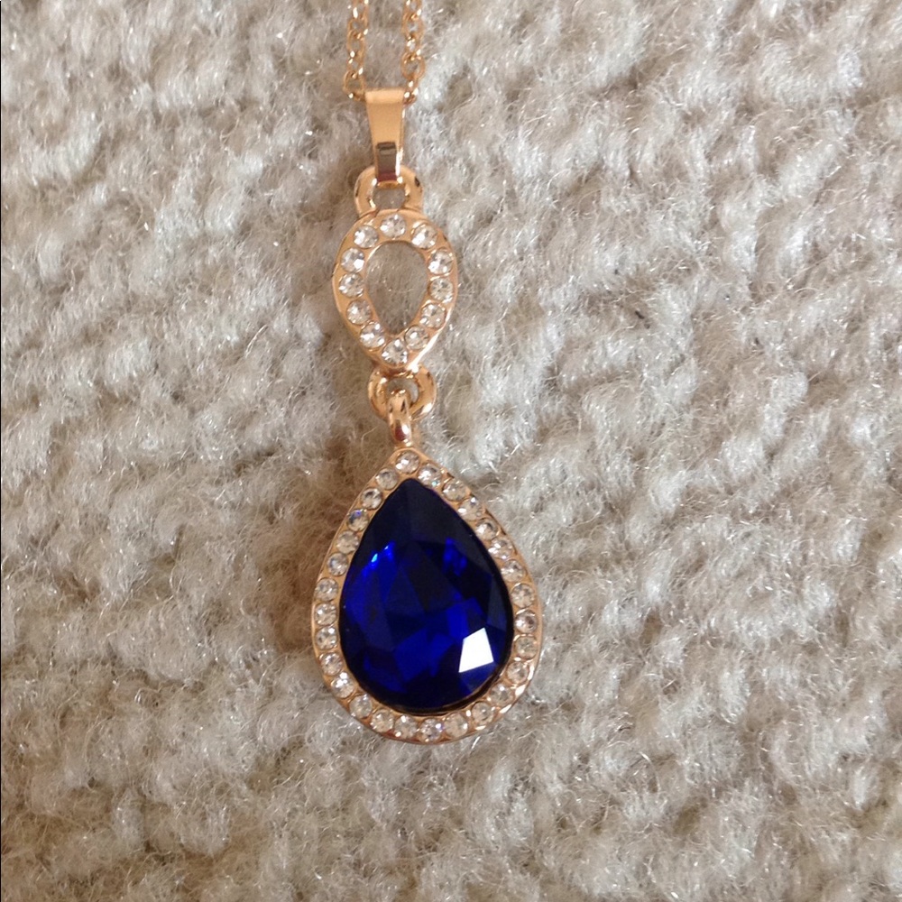Jane sapphire necklace. - Picture 2 of 2